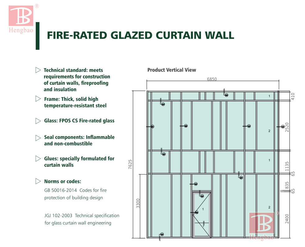 Ei60 Insulated Fire Rated Glass for Curtain Wall Application - Buy Ei60 ...