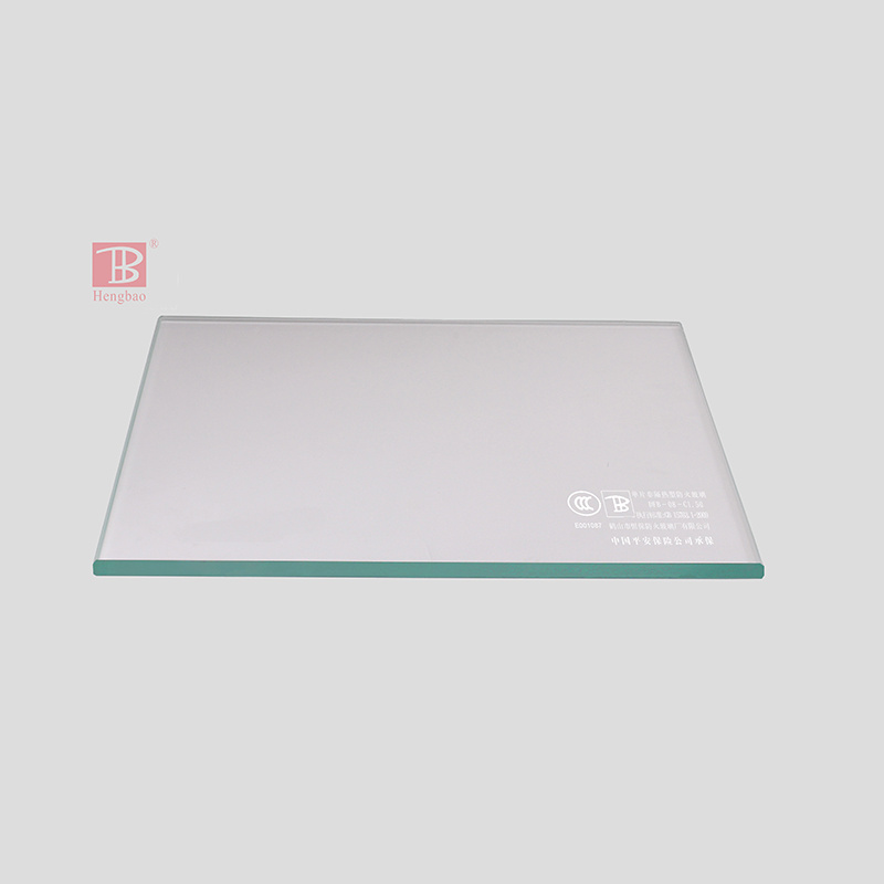 6mm 8mm 10mm 12mm High Borosilicate Heat Insulation Safety Fire Rated Tempered Building Glass for Windows Doors