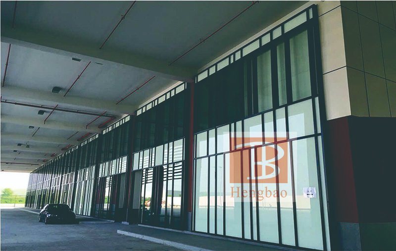 19mm Double Layer Fire Rated Glass Glazing Partition